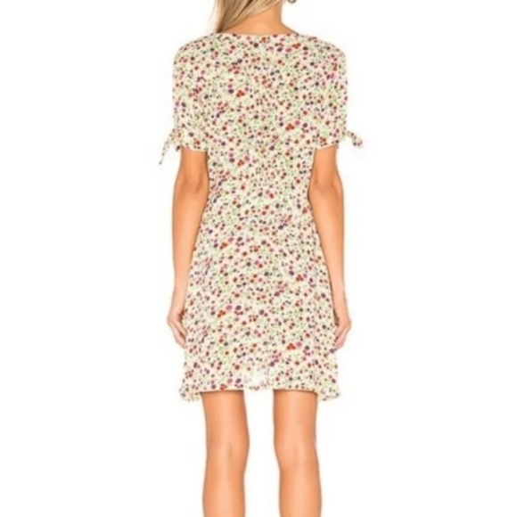 FAITHFUL THE BRAND MARIANNE MINI DRESS BASTILLE PRINT BY ANTHROPOLOGIE SIZE 10 - Picture 10 of 14